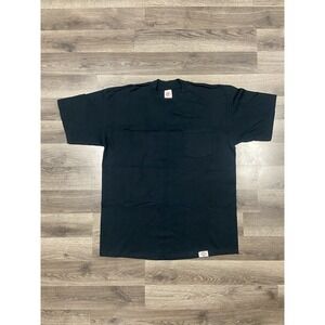 Vintage 90s Dickies Shirt Size XL Black Blank Pocket Tee Workwear
